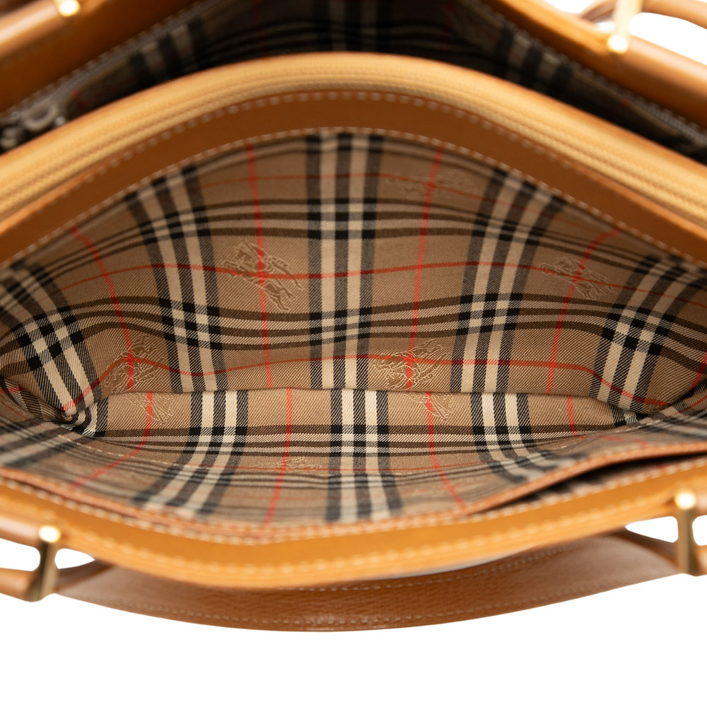 Pre-Loved Burberry Leather Tote - Picture 4 of 6